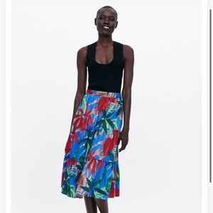 Zara Black Knit Top with back knot